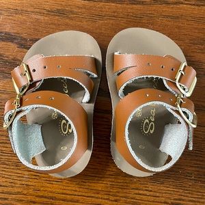 Sun San Sandals- Brown side 0